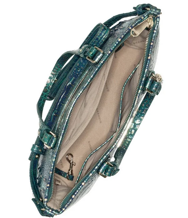 Brahmin Melbourne Collection Mini Asher Satchel Bag - Toasted Almond