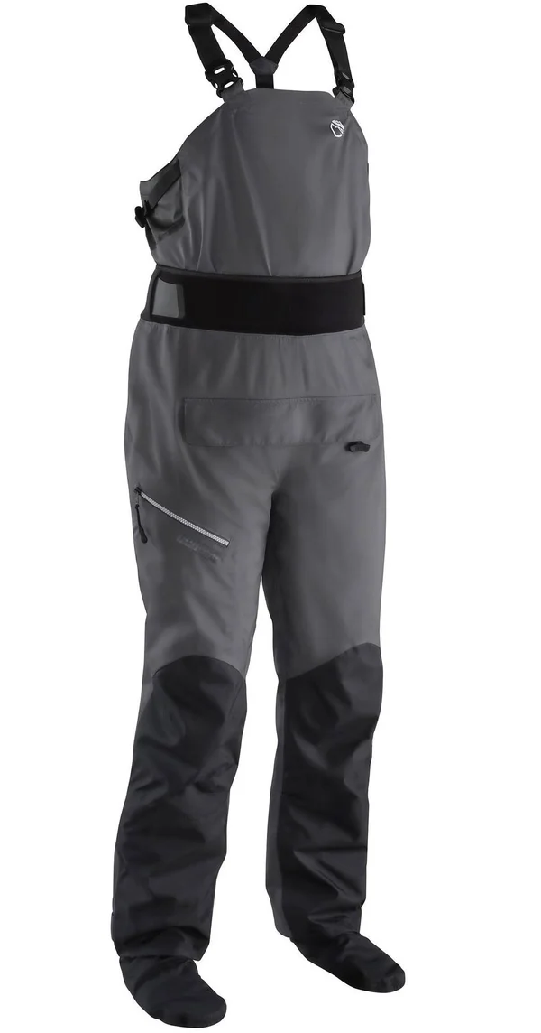 NRS Sidewinder Dry Bibs-Gunmetal-S