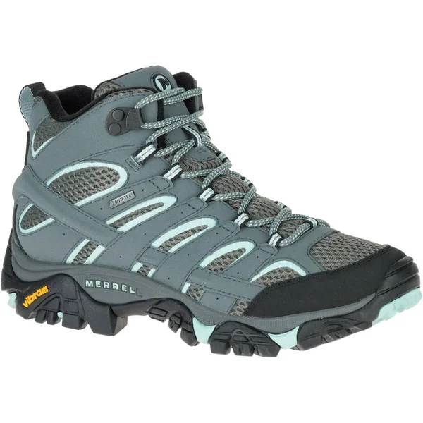 Merrell Women's Moab 2 Mid Gore-Tex Boot - 8.5 Wide - Sedona Sage