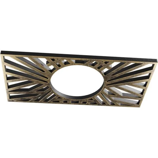 Ekena Millwork CMPP36X18HOAPG 36x22W x 18x22H x 13 3/8x22ID x 1x22P Hoover Architectural Grade PVC Pierced Ceiling Medallion - An
