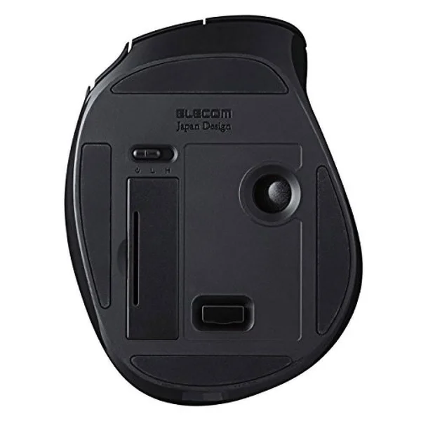 Elecom Wireless Trackball Mouse w/5 Button & Tilt Function Black M-XT1DRBK from Japan