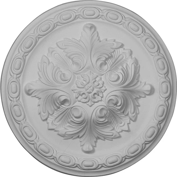 11 3/8x22OD x 2x22P Acanthus Ceiling Medallion (Ultra Pure White)