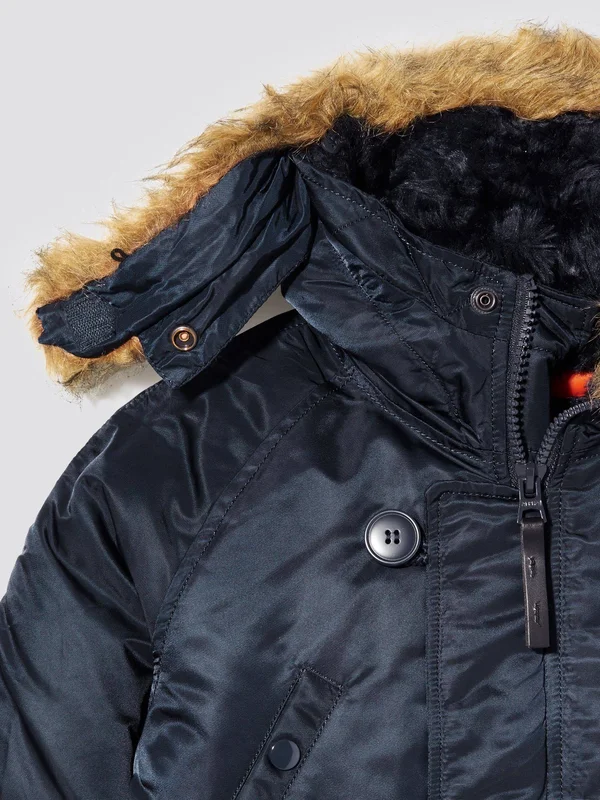 Alpha Industries N-3B Parka Y - Black - YS 8