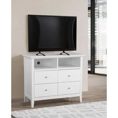 Sonja 4 Drawer Dresser Laurel Foundry Modern Farmhouse Color: White