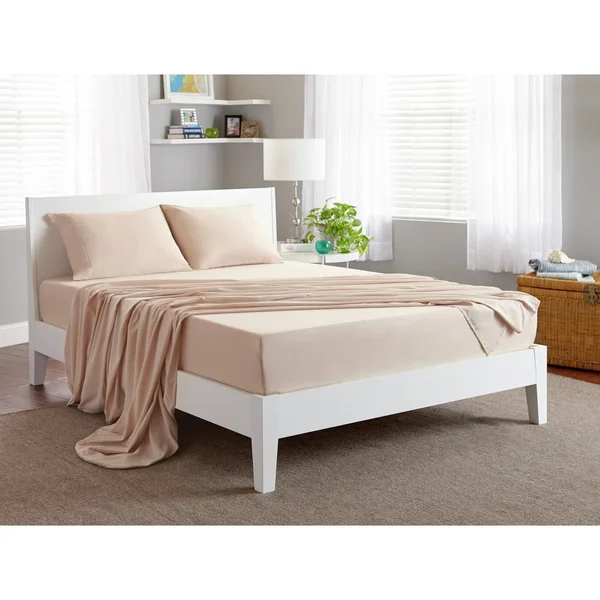 Bedgear Basic Sheet Set, Twin XL, Sand