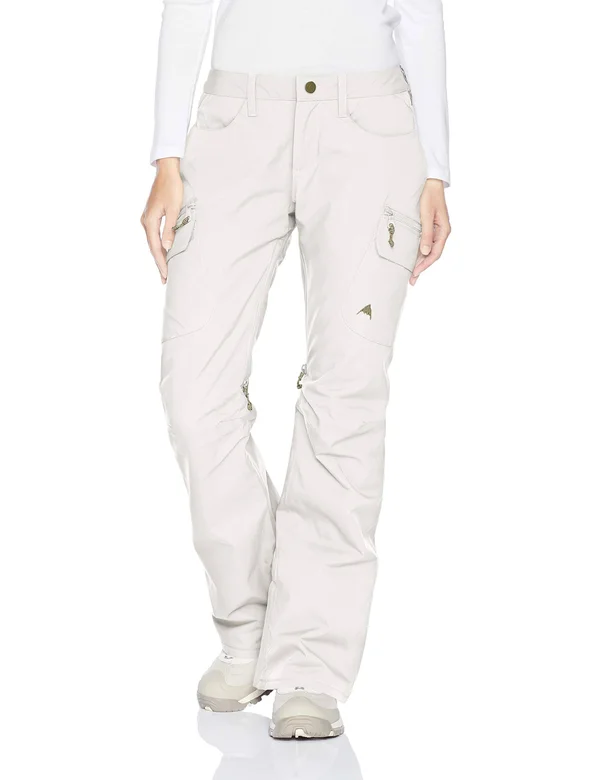 Burton Women's Gloria Insulated Pant, Stout White, L