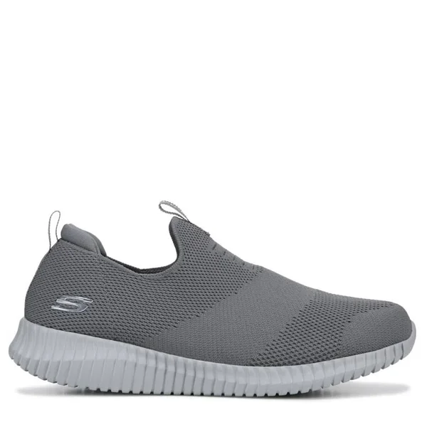 Men's Skechers Elite Flex Wasick Slip-On Sneaker - Size: 12, Gray
