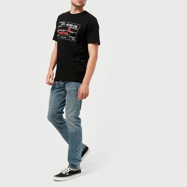 Diesel Washed Light Blue Thommer Slim Fit Jeans