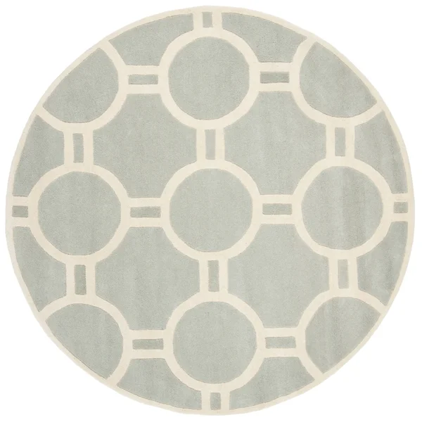 Safavieh Chatham Grey & Ivory 7& x 7& Square Rug