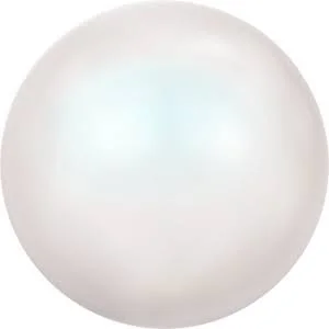 Swarovski 5818 8mm Half-Drilled Pearls Crystal Pearlescent White Pearl (250 Pieces )