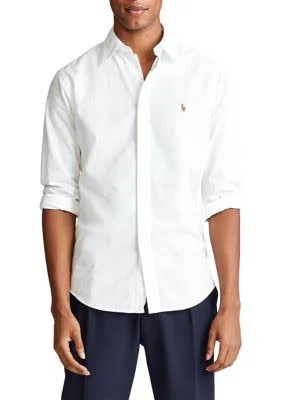 Polo Ralph Lauren Men's Classic Fit Chambray Shirt - White - M