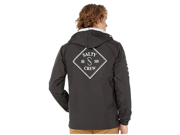 Salty Crew Tippet Snap Jacket Black