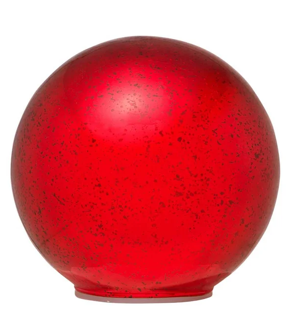 Wind & Weather Glass Ball Light, Red - 3 count