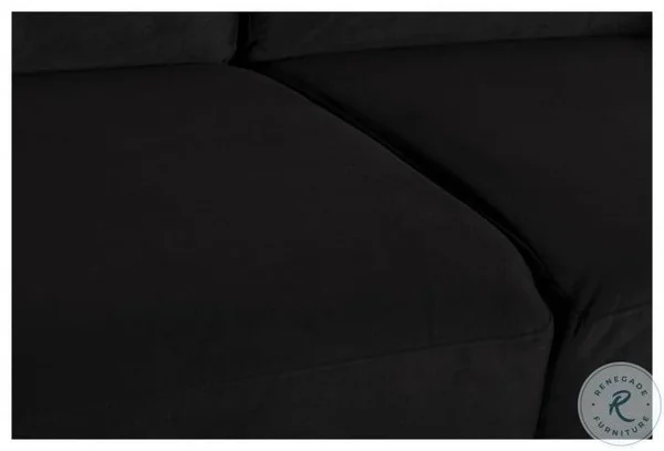 Alani Black Loveseat