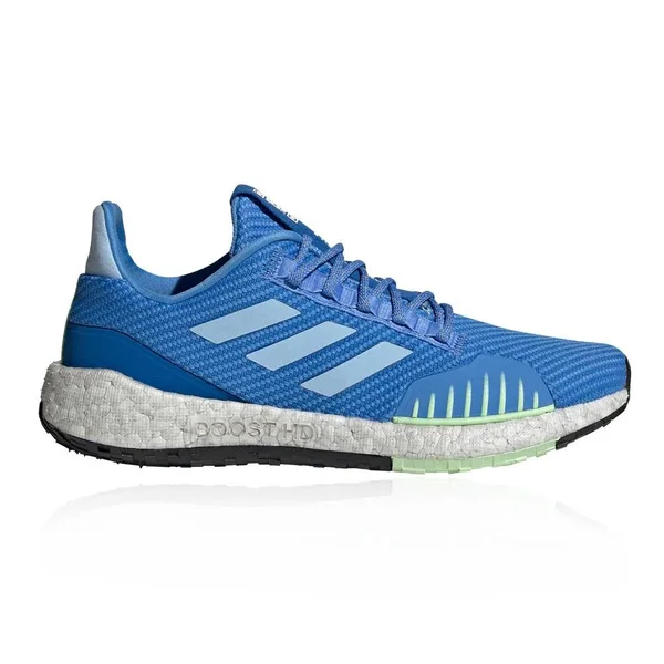 Adidas Pulseboost HD Ladies Running Shoes - Size 5, Blue/White