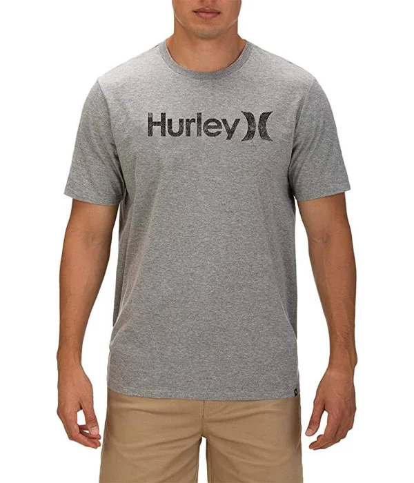 Hurley One and Only Push Through T-Shirt - Black - White - M