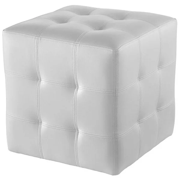 Sunpan Dario Ottoman - White