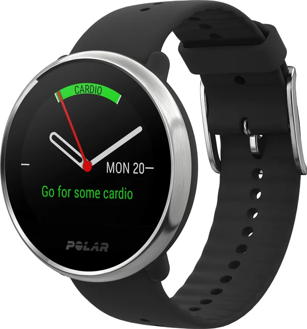 Polar Ignite - Fitness Watch, Black-Silver