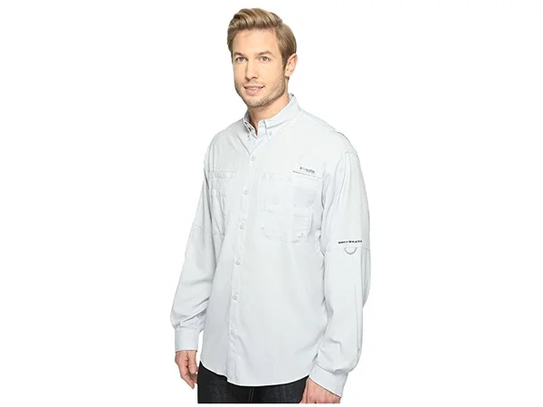Columbia Men's Tamiami II LS Shirt - Xs - Cool Grey