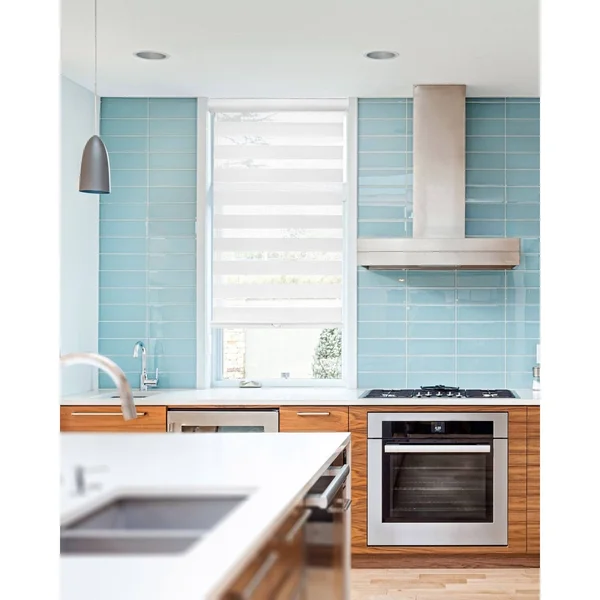 Chicology Cordless Zebra Shades - Basic Artic - 27x22W x 72x22H