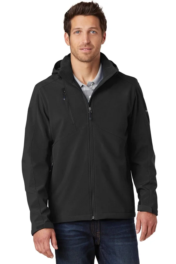 Eddie Bauer EB536 Hooded Soft Shell Parka - Black - XL