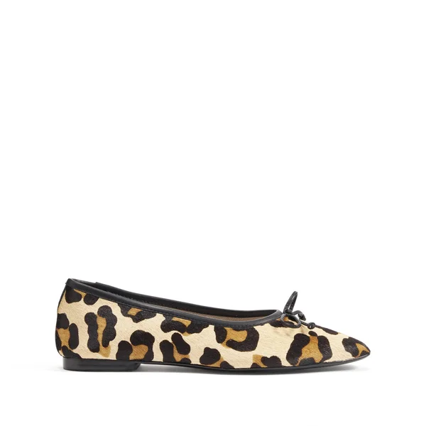Schutz Arissa Flats Natural/Black 7.5
