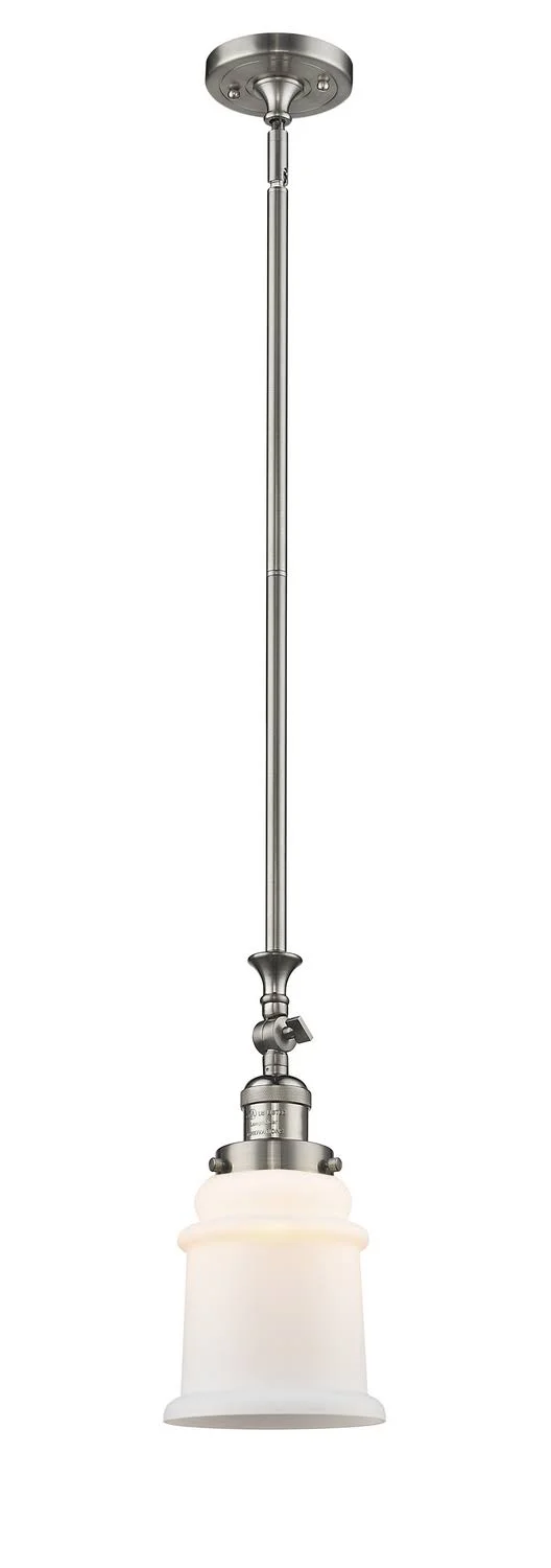 Innovations Lighting Canton 1 Light Mini Pendant 206 SN G181 (Brushed Satin Nickel)