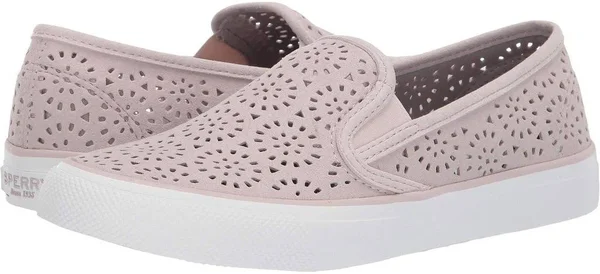 Sperry Seaside Perf (Lilac) Women's Slip on Shoes