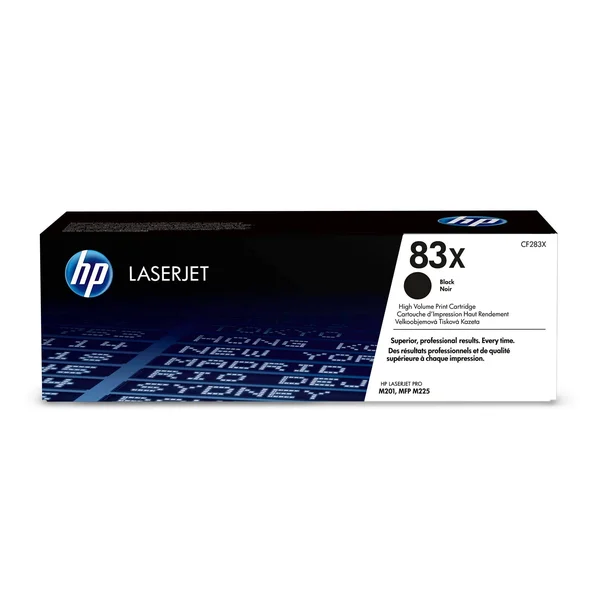 HP 83x, CF283X, Toner Cartridge, Black, High Yield