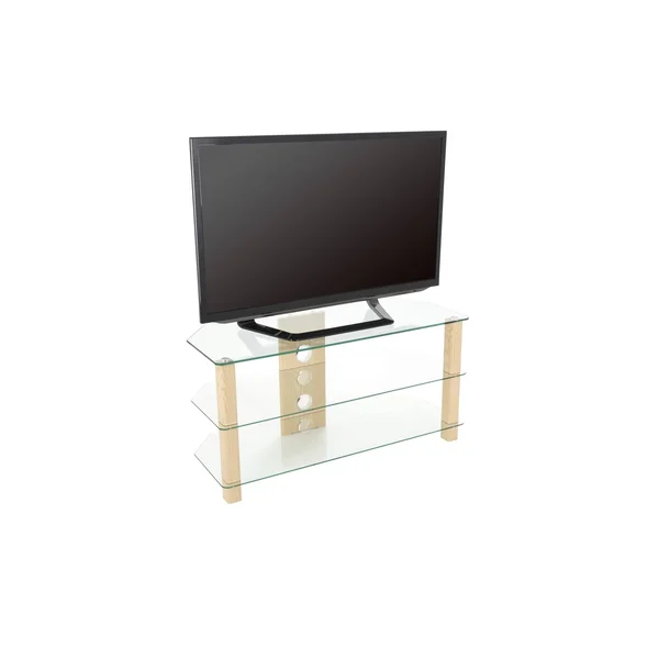 AVF Reflections - Valletta 1000 Corner TV Stand (Oak/Clear Glass)