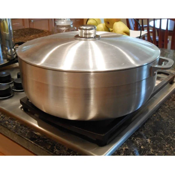 King Kooker KKC15 Aluminum Caldera Pot with Lid - 15-Quart