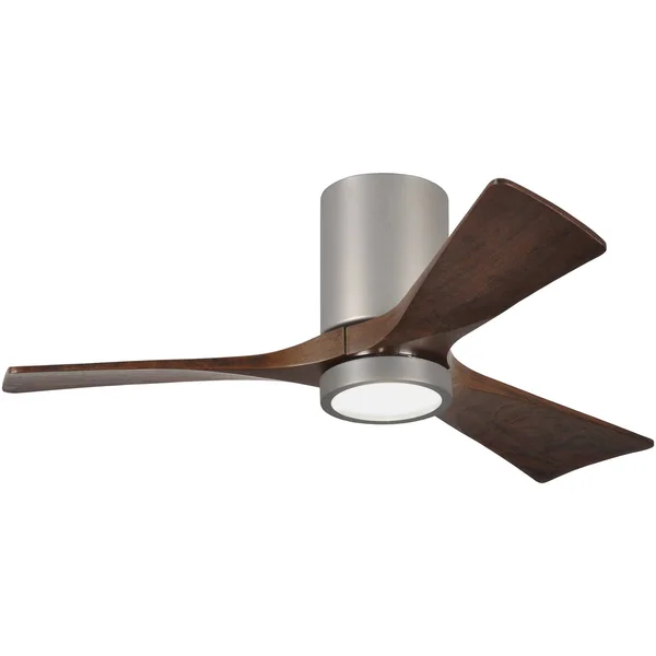 Irene Hugger Ceiling Fan with Light by Matthews Fan Company, Gloss White, IR3HLK-WH-WA-60