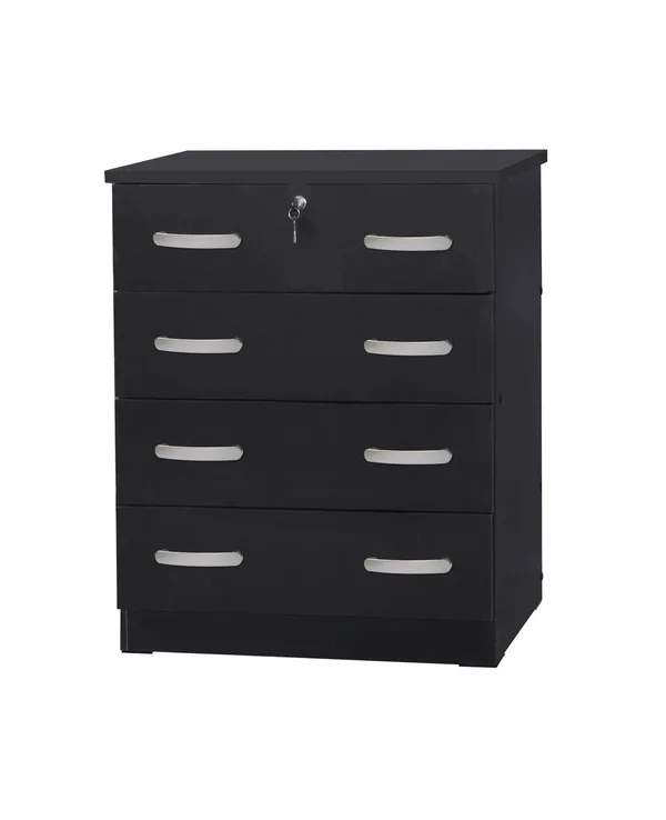 Better Home Products Chest 4 Drawers - White - Manufacture Wood