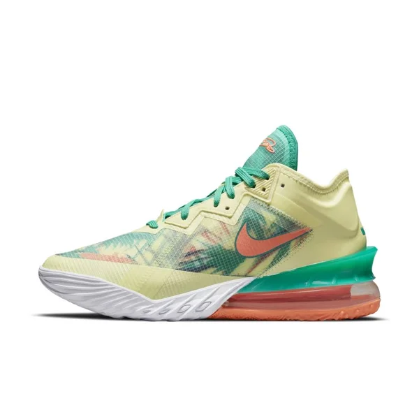 Nike Lebron 18 Low Summer Refresh Basketball Shoes in Green - Size: 16, CV7562-300