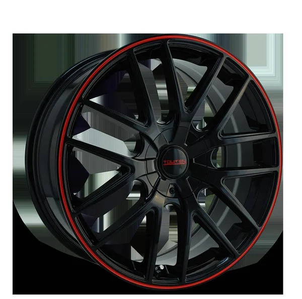 Touren Tr60 (3260) Black/Red Ring 18x8 5-110/5-115 40mm 72.62Mm