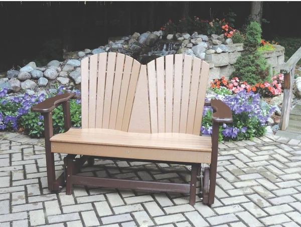 Perfect Choice Poly 2 Person Glider Chair - Gray