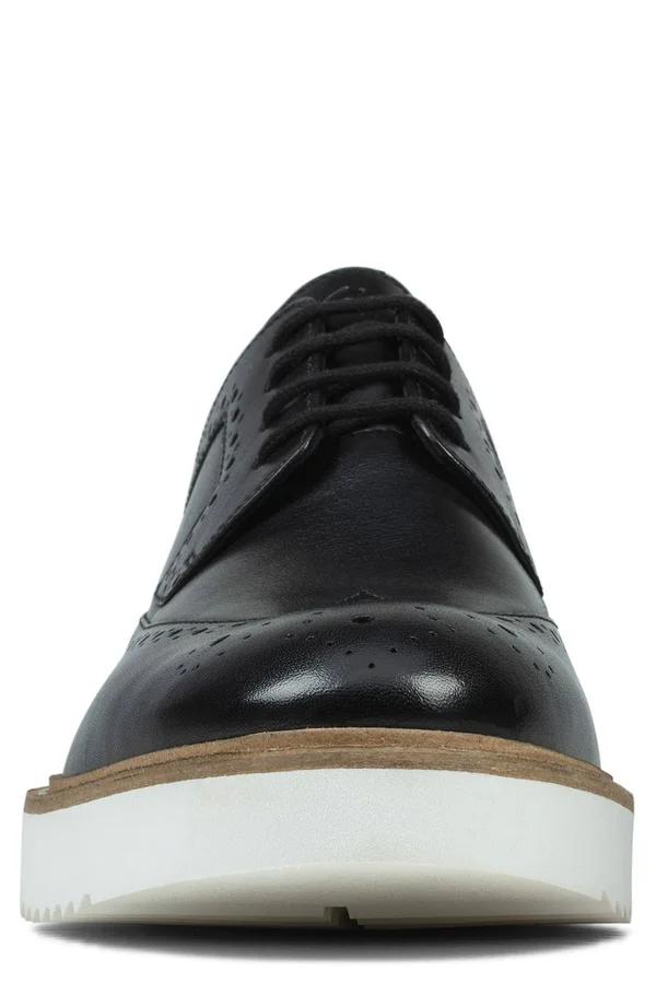 Men's Clarks Ernest Limit Wing Tip Oxford - Size: 7, Black