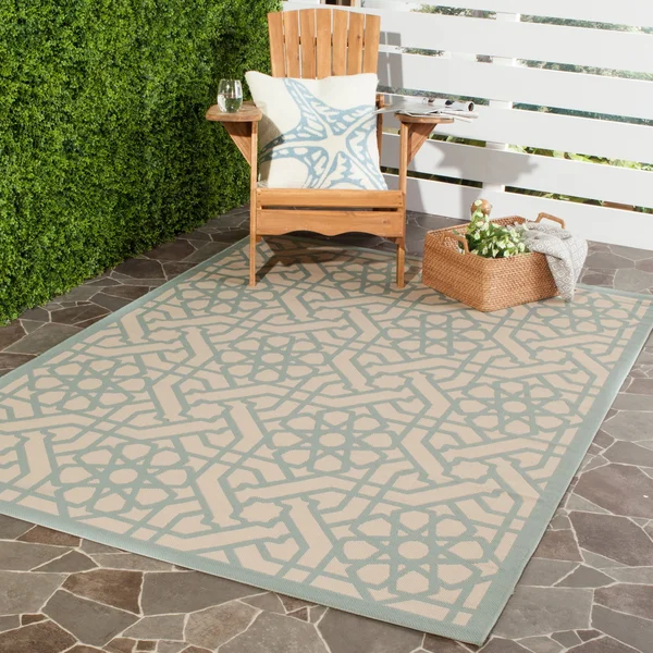 Safavieh 6&-7x22 x 9&-6x22 Martha Stewart Triumph Sunken Pool Rug