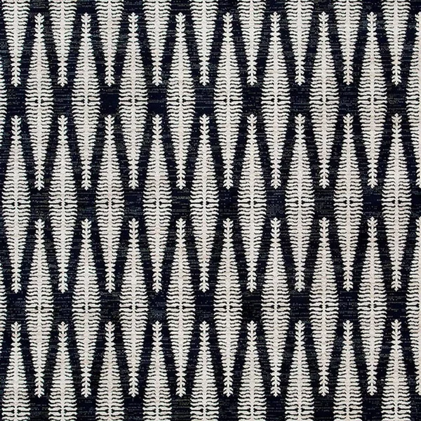 Benzara 90 x 63 inch Power Loomed Fabric Rug with Diamond Pattern, Gray and Black