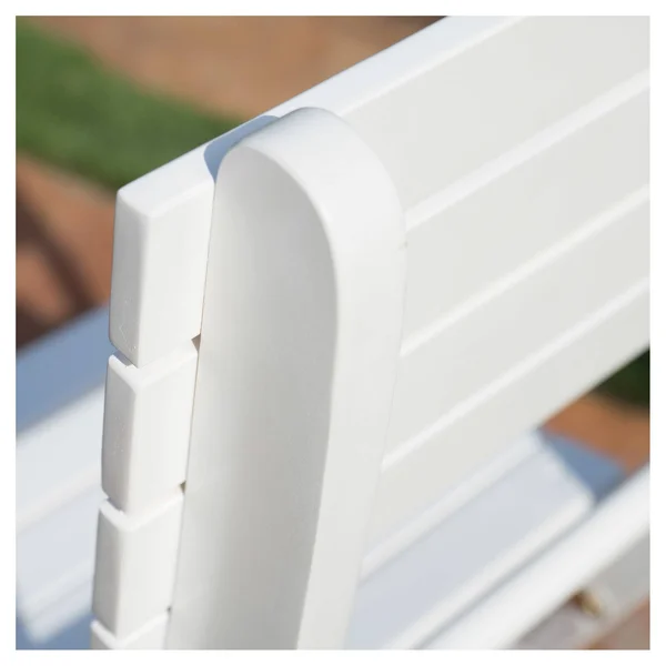 Christopher Knight Home Positano Outdoor Acacia Wood Folding Dining Chair (Set of 4) by - White