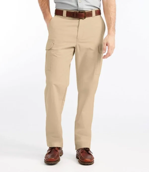 Men's Tropic-Weight Cargo Pants, Natural Fit Tan 44x29, L.L.Bean
