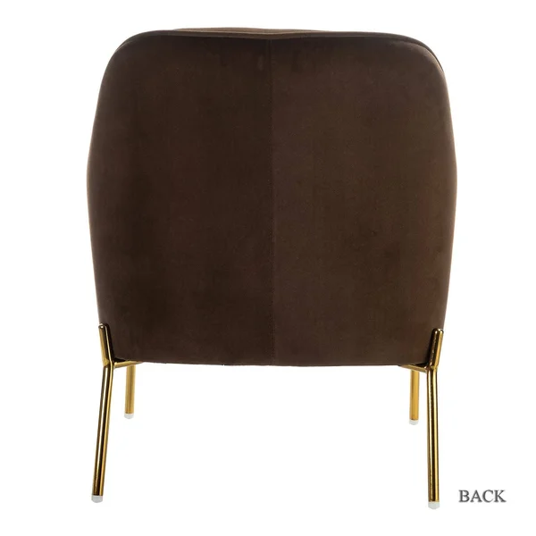 Jayden Creation Nora Blue Gold Legs Accent Chair (Set of 2)