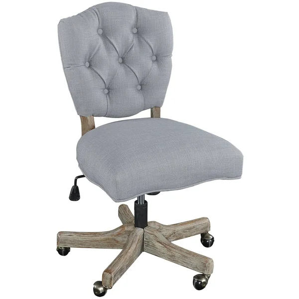 Linon Kelsey Office Chair, Gray
