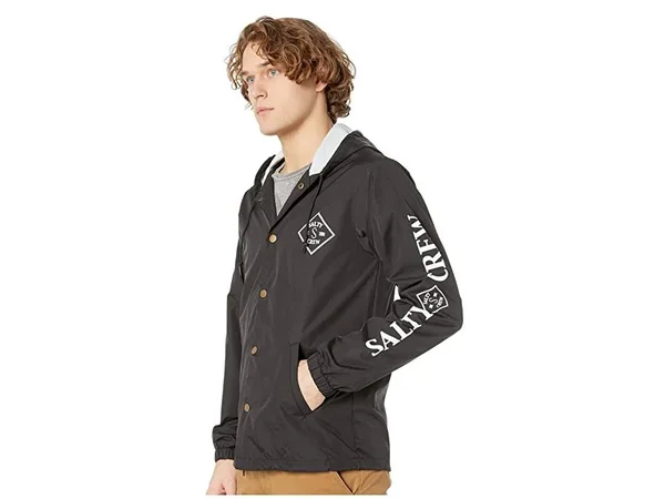 Salty Crew Tippet Snap Jacket Black
