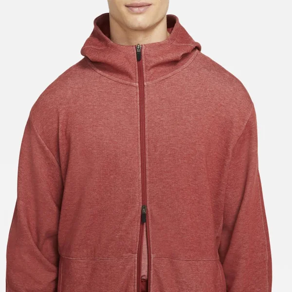Nike Yoga Men's Full-Zip Hoodie in Red, Size: Small, CU6260-689