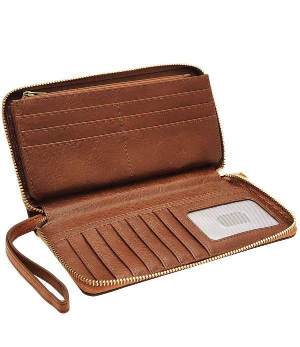 Fossil Retail $98 Liza Zip Around Clutch Sku Bq2397set Women's Wallet