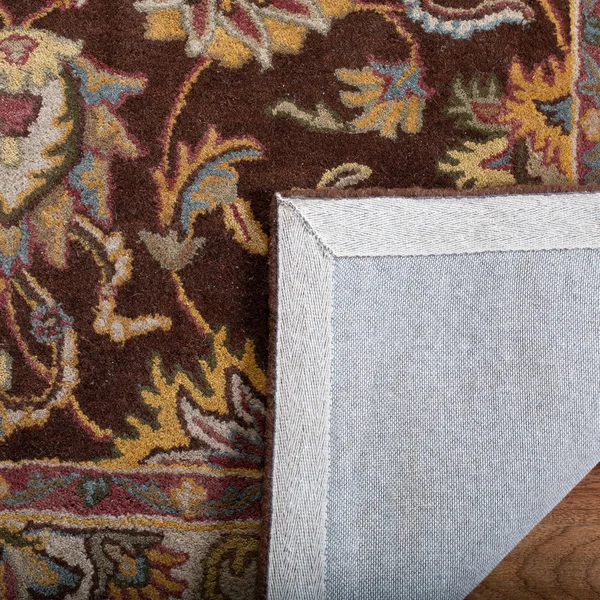 Safavieh Heritage Brown/Ivory Area Rug; Square 6&