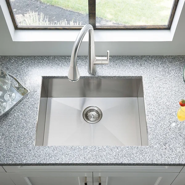 American Standard 18SB.9252211.075 Edgewater Kitchen Sink Stainless Steel