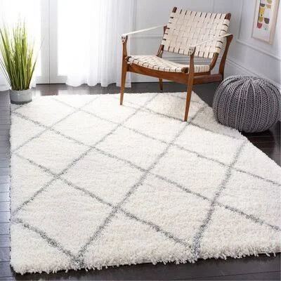 Dubay Geometric Cream/Gray Area Rug Gracie Oaks Rug Size: Rectangle 5&3x22 x 7&6