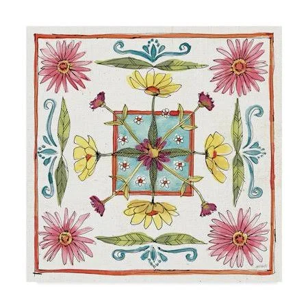 Trademark Fine Art 'Simply Petals X' Canvas Art by Anne Tavoletti - Size: 35 x 35